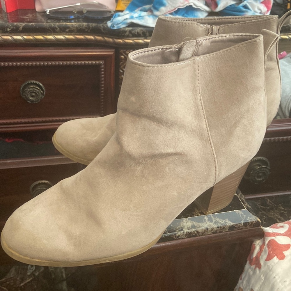 Brown booties super cute!!